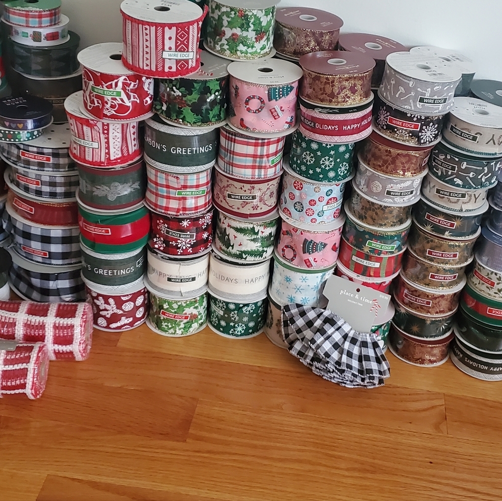 Ribbons, Ribbons, Ribbons! A whole lot of ribbons.